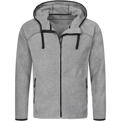 Hooded fleece Stedman Power Gris S Hooded fleece Stedman Power Gris S
