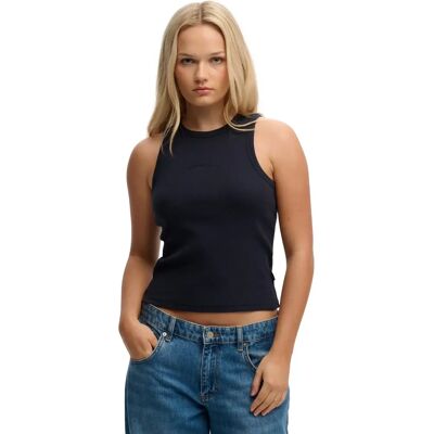 Damestanktop Superdry Racer Bleu XL Damestanktop Superdry Racer Bleu XL