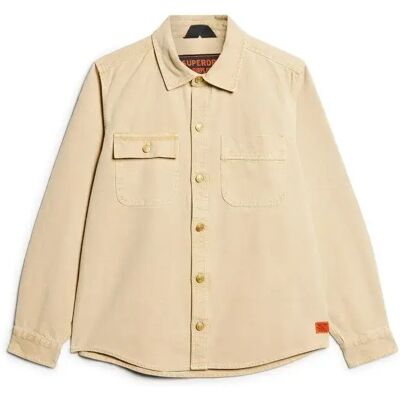 Bovenjas van stof Superdry Surplus Vert 2XL Bovenjas van stof Superdry Surplus Vert 2XL