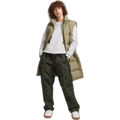 Damesjack met lange mouwen en capuchon Superdry Vert S Damesjack met lange mouwen en capuchon Superdry Vert S