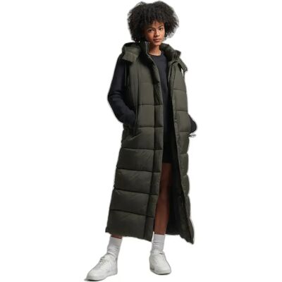 Damesjack met lange mouwen en capuchon Superdry Ripstop Vert S Damesjack met lange mouwen en capuchon Superdry Ripstop Vert S