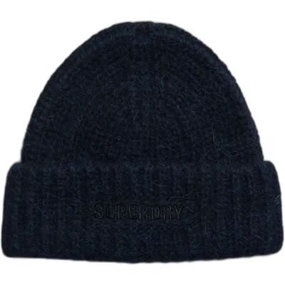 Dameshoed Superdry Vintage Ribbed Bleu TU Dameshoed Superdry Vintage Ribbed Bleu TU