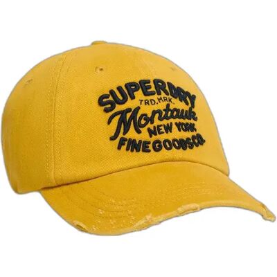 Dames baseballpet Superdry Vintage Applique Jaune TU Dames baseballpet Superdry Vintage Applique Jaune TU
