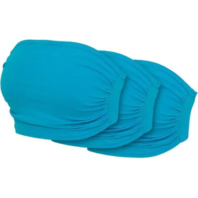 Bandeau topjes voor dames Urban Classics (x3) Turquoise S Bandeau topjes voor dames Urban Classics (x3) Turquoise S