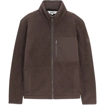 Lichte sherpa fleece met borstzak Aigle T-Kit Marron L Lichte sherpa fleece met borstzak Aigle T-Kit Marron L