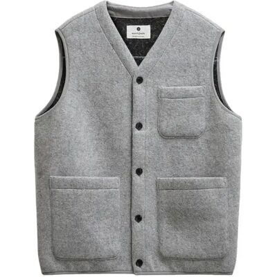 Wollen overhemd Anerkjendt Ramsus Gris XL Wollen overhemd Anerkjendt Ramsus Gris XL