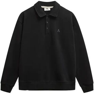 Polo met lange mouwen Anerkjendt Toni Noir M Polo met lange mouwen Anerkjendt Toni Noir M