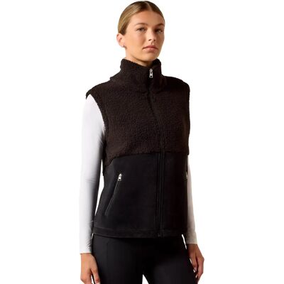 Dames mouwloze zipvest Ariat Laviolette Noir L Dames mouwloze zipvest Ariat Laviolette Noir L