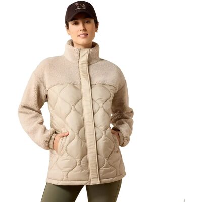 Damesjas Ariat Sherpuff Gris M Damesjas Ariat Sherpuff Gris M
