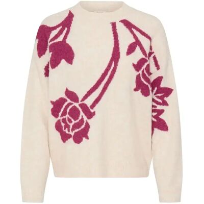 Vrouwentrui b.young BYOmea Jumper 4 Blanc M Vrouwentrui b.young BYOmea Jumper 4 Blanc M