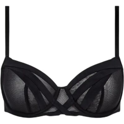 Damesmandbeha Chantelle Scarlet Noir 90F Damesmandbeha Chantelle Scarlet Noir 90F