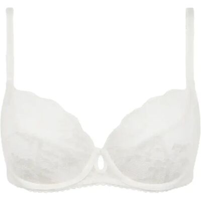 Vrouwenbeha Chantelle Kiss Covering Blanc 90D Vrouwenbeha Chantelle Kiss Covering Blanc 90D