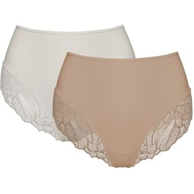 Damesslip met hoge taille Esotiq Pinky (x2) Multicolore S Damesslip met hoge taille Esotiq Pinky (x2) Multicolore S