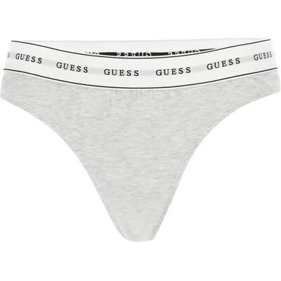 Damesslipjes Guess Bande Logo Carrie Gris XL Damesslipjes Guess Bande Logo Carrie Gris XL