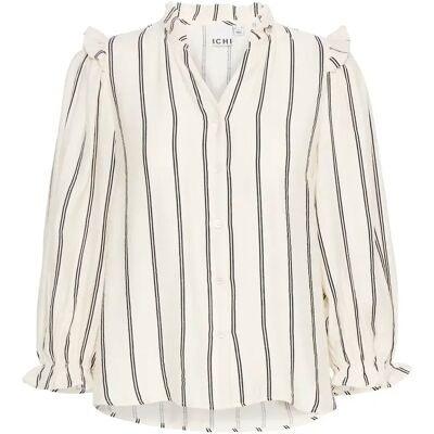 Vrouwenblouse Ichi Ixsanja Blanc 42 Vrouwenblouse Ichi Ixsanja Blanc 42