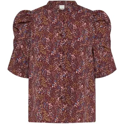 Vrouwenblouse Ichi IHNora Rouge 36 Vrouwenblouse Ichi IHNora Rouge 36