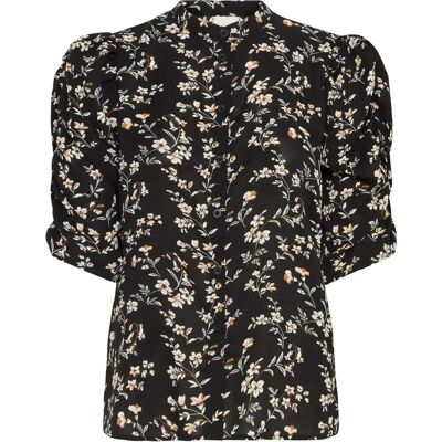 Vrouwenblouse Ichi Nura Zwart 36 Vrouwenblouse Ichi Nura Zwart 36