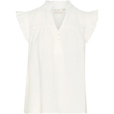 Vrouwenblouse KAFFE Liany Via Wit 44 Vrouwenblouse KAFFE Liany Via Wit 44