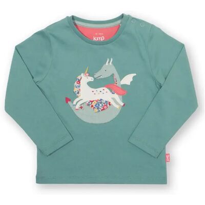 Meisjes-T-shirt met lange mouwen Kite Folktale Friends Vert 12/13 jaar oud Meisjes-T-shirt met lange mouwen Kite Folktale Friends Vert 12/13 jaar oud