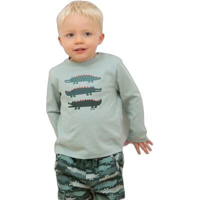 Kinder-T-shirt met lange mouwen Kite Captain Croc Vert 4 jaar Kinder-T-shirt met lange mouwen Kite Captain Croc Vert 4 jaar