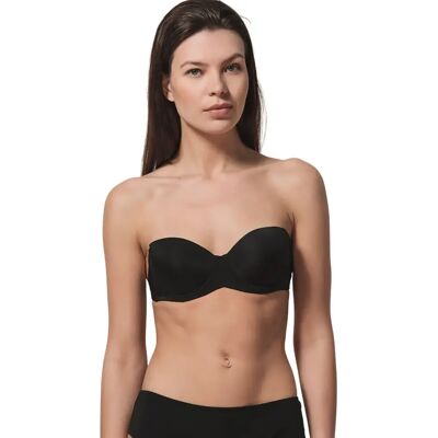 Multi-positie bandeau bh voor dames Luna Secret Noir 90B Multi-positie bandeau bh voor dames Luna Secret Noir 90B