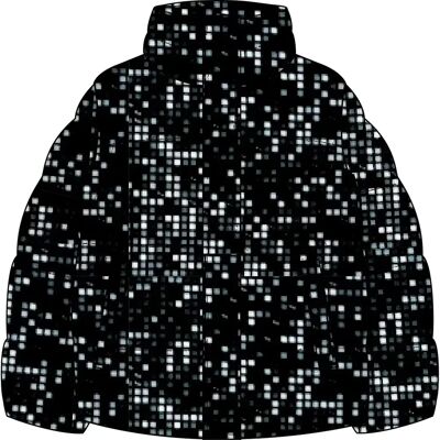 Donsjack met hoge kraag met pixelpatroon dames Mexx Noir 2XL Donsjack met hoge kraag met pixelpatroon dames Mexx Noir 2XL