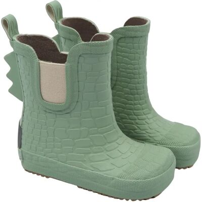 Baby laarzen Mikk-Line Wellies Short - 3D Dino Vert 27 Baby laarzen Mikk-Line Wellies Short - 3D Dino Vert 27