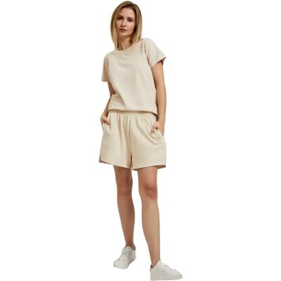 Damesshort Moodo L-SH-4302 Beige S Damesshort Moodo L-SH-4302 Beige S