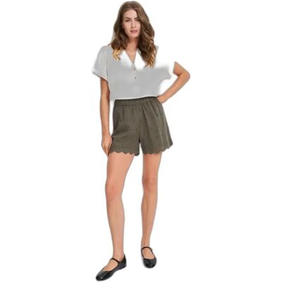 Damesshort Moodo L-SH-4618 Vert M Damesshort Moodo L-SH-4618 Vert M