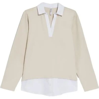 Dames sweatshirt Moodo Z-BL-4521 Beige XL Dames sweatshirt Moodo Z-BL-4521 Beige XL