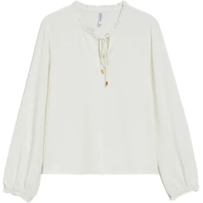 Dameshemd Moodo Z-KO-4517 Blanc M Dameshemd Moodo Z-KO-4517 Blanc M