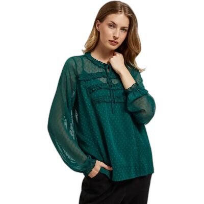 Dameshemd Moodo Z-KO-4546 Vert 40 Dameshemd Moodo Z-KO-4546 Vert 40