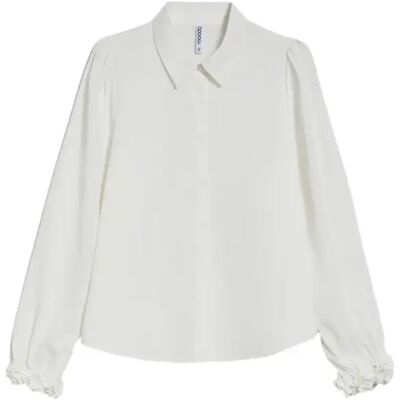Dameshemd Moodo Z-KO-5112 Blanc M Dameshemd Moodo Z-KO-5112 Blanc M