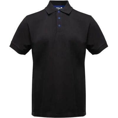 Polo met contrasterende knopen Pen Duick Noir 3XL Polo met contrasterende knopen Pen Duick Noir 3XL