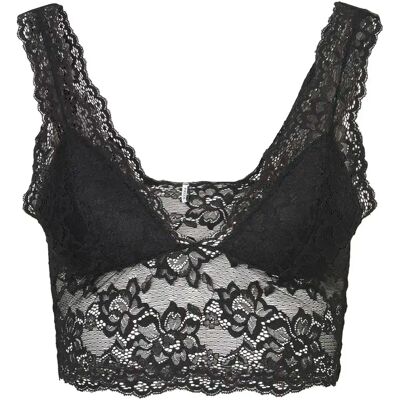Damesbeha met kant Pieces Lina Zwart XS Damesbeha met kant Pieces Lina Zwart XS