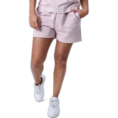 Basic shorts met geborduurd logo voor Dames Project X Paris Roos M Basic shorts met geborduurd logo voor Dames Project X Paris Roos M