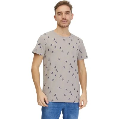 Katoenen T-shirt Ragwear Olfie Gris M Katoenen T-shirt Ragwear Olfie Gris M