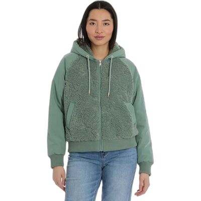 Dames fleece met capuchon Ragwear Talianita Vert XL Dames fleece met capuchon Ragwear Talianita Vert XL