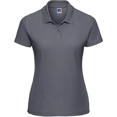 Poloshirt polycotton vrouw Russell Athletic Classic Gris XL Poloshirt polycotton vrouw Russell Athletic Classic Gris XL