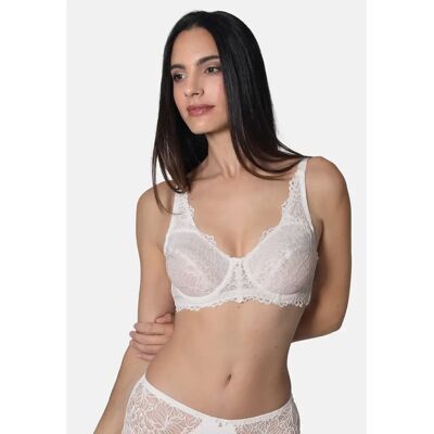 Beugelbeha voor dames Sassa Brilliant Micro Blanc 75D Beugelbeha voor dames Sassa Brilliant Micro Blanc 75D