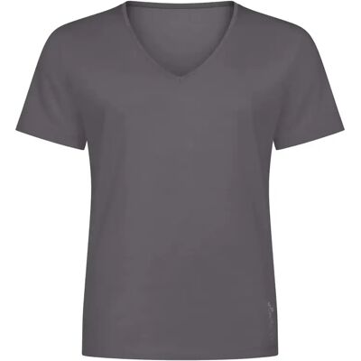 T-shirt met V-hals Sloggi Base Gris L T-shirt met V-hals Sloggi Base Gris L
