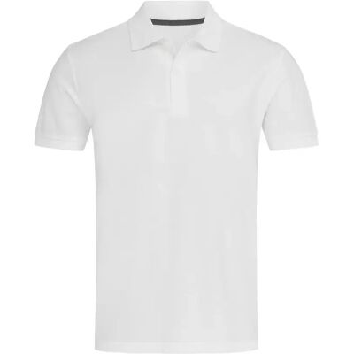 Katoenen polo Stedman Henry Blanc S Katoenen polo Stedman Henry Blanc S