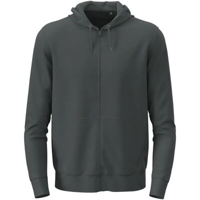 Hooded sweatshirt met rits Stedman Classic Gris 2XL Hooded sweatshirt met rits Stedman Classic Gris 2XL