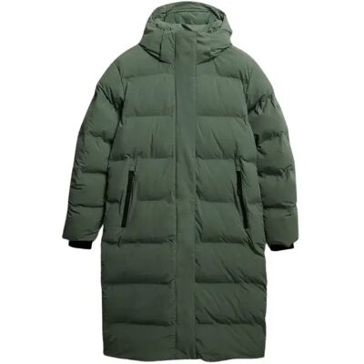 Damesjack met lange capuchon Superdry Groen XL Damesjack met lange capuchon Superdry Groen XL