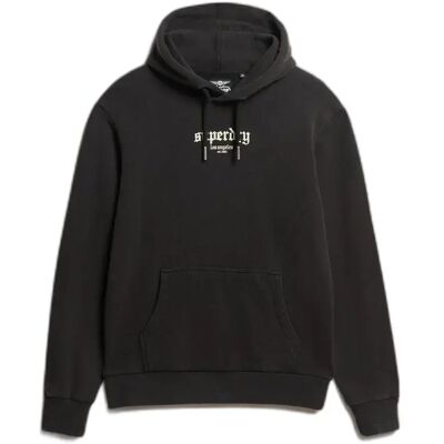 Loszittend sweatshirt met capuchon Superdry Tattoo Flash Zwart XL Loszittend sweatshirt met capuchon Superdry Tattoo Flash Zwart XL