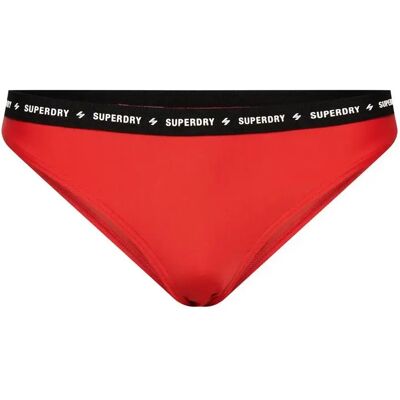 Elastische zwembroek voor dames Superdry Code Micro Rood L Elastische zwembroek voor dames Superdry Code Micro Rood L