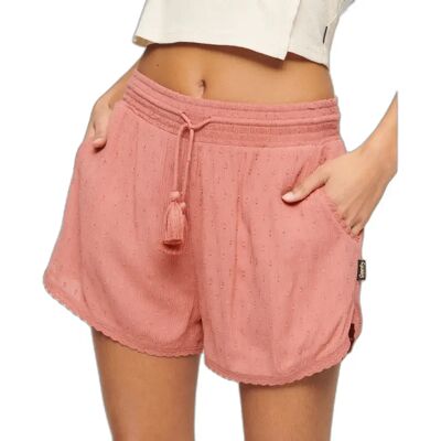 Damesstrandshort Superdry Vintage Roos 2XS Damesstrandshort Superdry Vintage Roos 2XS
