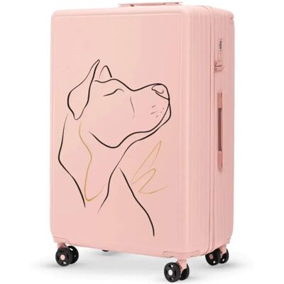 Koffer Wings ABS+ Dog 28" Rose 97 L Koffer Wings ABS+ Dog 28" Rose 97 L