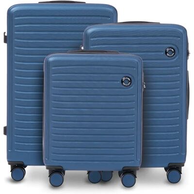 Koffer Wings ABS+ Coot (x3) Bleu 198 L Koffer Wings ABS+ Coot (x3) Bleu 198 L