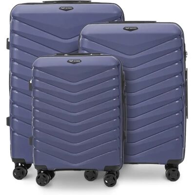 Koffer Wings Phoenix 2.0 (x3) Bleu TU Koffer Wings Phoenix 2.0 (x3) Bleu TU
